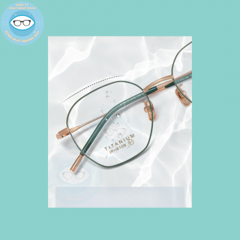 Gọng kính kim loại mã 6109